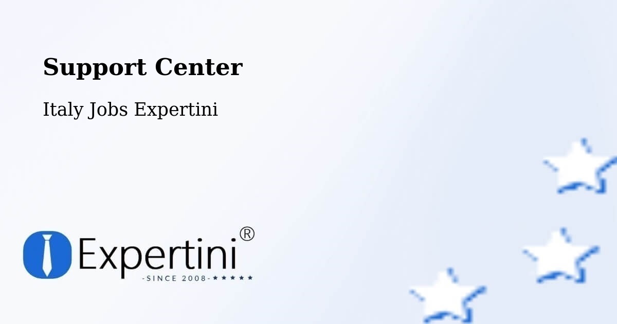 Support Services – Roburent - Italy Jobs Expertini